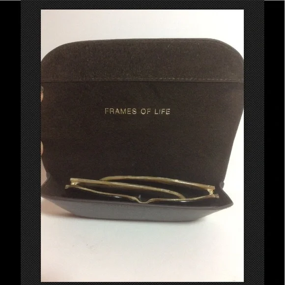Fendi FS200 Black Horn Rectangular Sunglasses EUC display picture 2